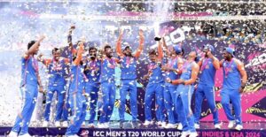 Indian cricket team wins the T20 world cup 2024 in Barbados