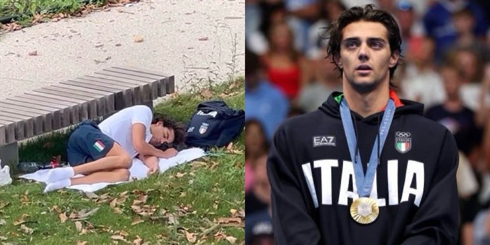 Italian Swimmer Thomas Ceccon's Sleeping in Park Incident at Paris 2024 Olympics