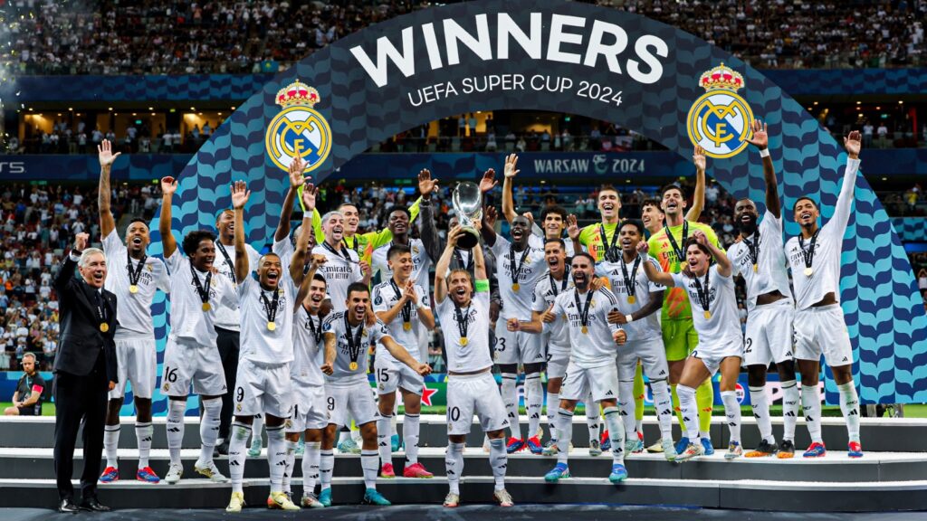 Real Madrid wins this year's Uefa Super Cup after a 2-0 Victory over Atlanta