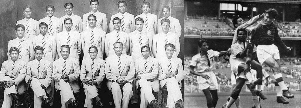 Indian Men's Football team finished in 4th place in 1956 Olympics