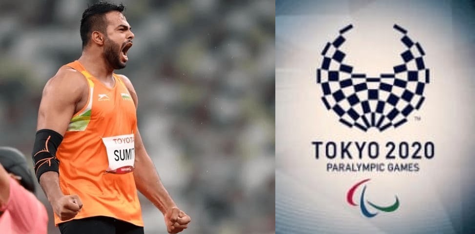 Sumit Antil in Javelin Throw (F64 Category) at Paralympics 2024