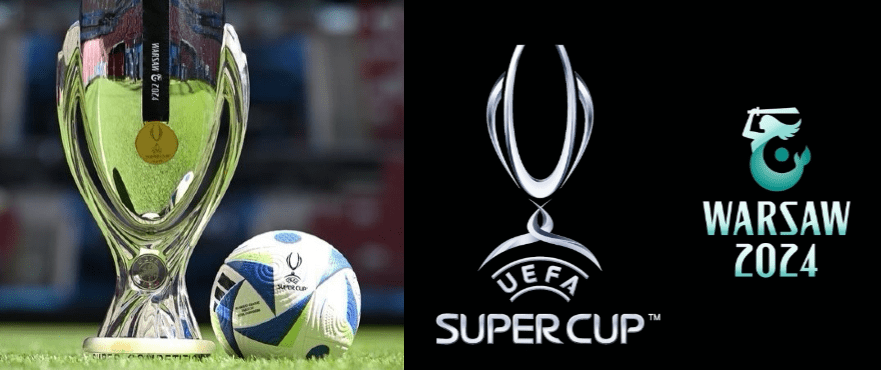 Uefa Super Cup 2024 Trophy with official Logo image