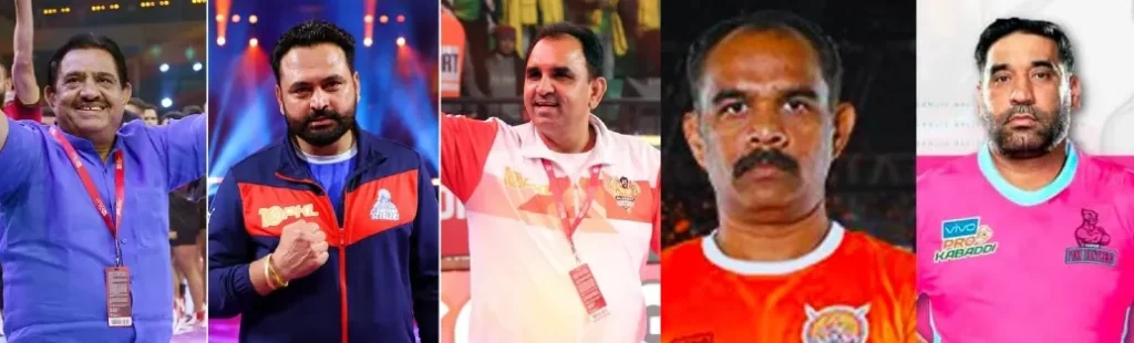 5 most successful coaches in PKL History