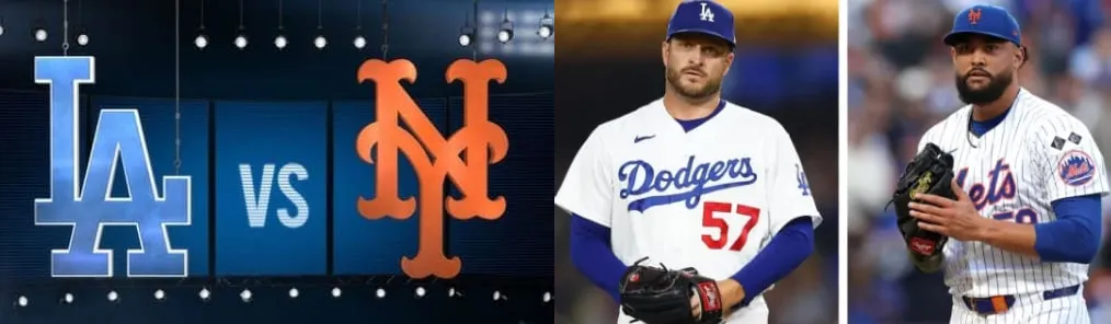 Dodgers v Mets NLCS 2024 Game 2 Highlights