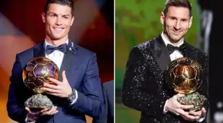 Cristiano Ronaldo (L) and Lionel Messi (R) not nominated for the 2024 Ballon dor