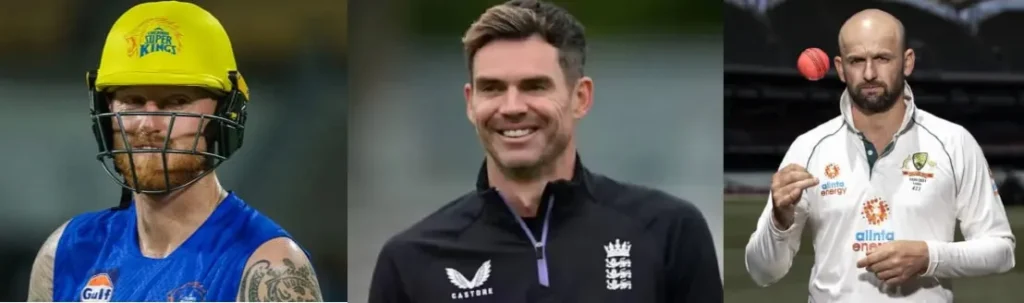 -Jimmy Anderson and Nathan Lyon to feature in 2025 IPL Mega Auction whereas Ben Stokes to miss IPL 2025