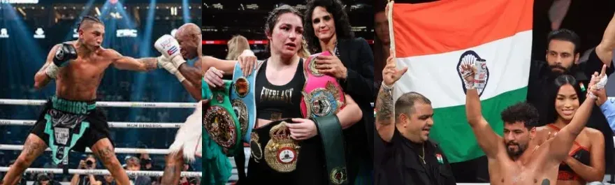 Katie Taylor, Neeraj Goyat and Mario Barrios were the winners in the undercard matches