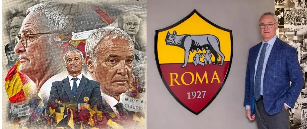 Claudio Ranieri Appointed Roma's Manager until end of 2024-25 season